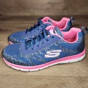 Skechers Womens Work Memory Foam Relaxed Fit Slip Resistant Shoes 77217 Size 9.5